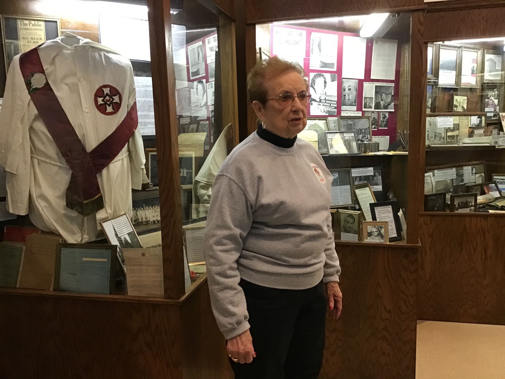 Ku Klux Klan display